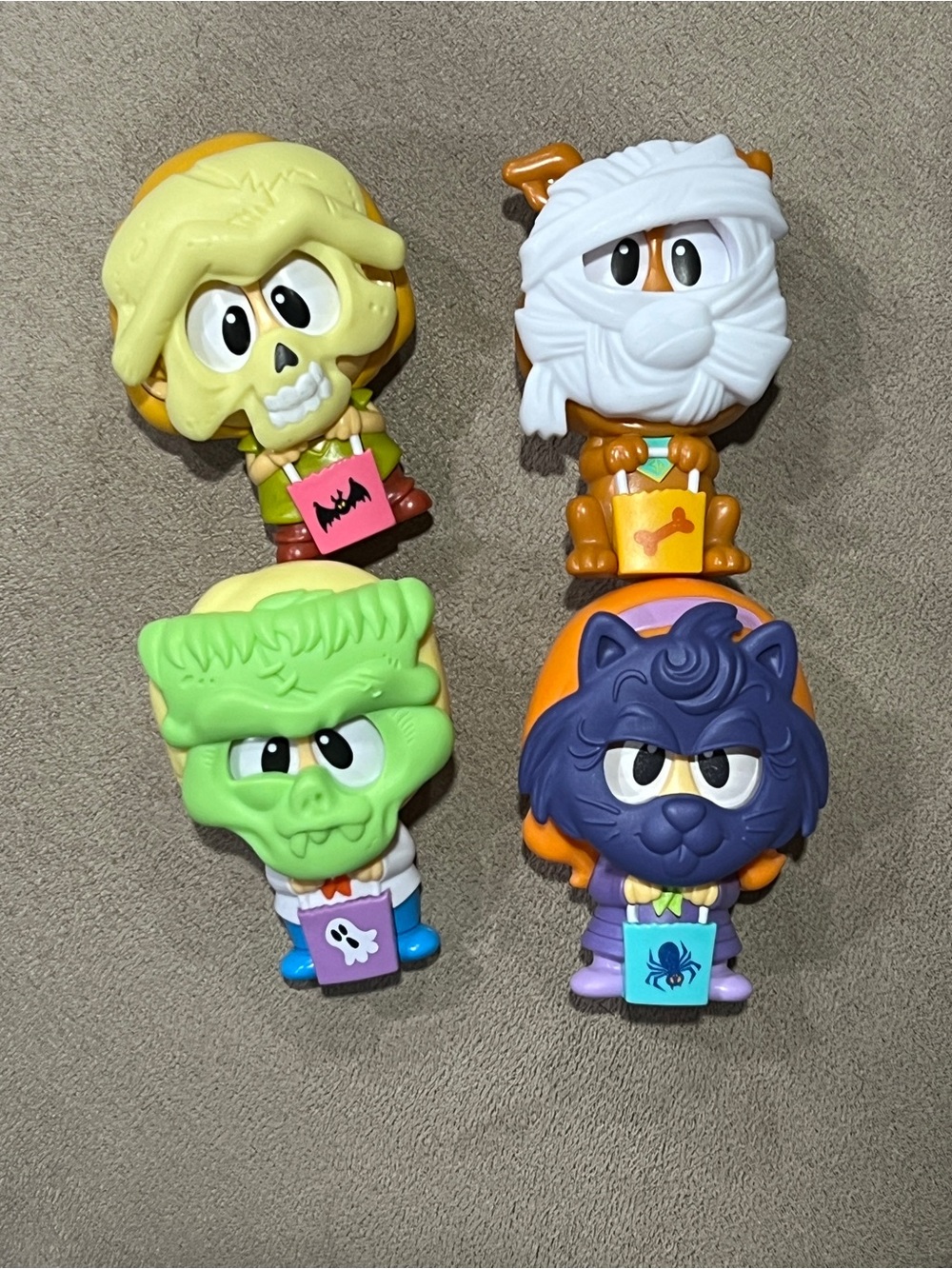 Scooby Doo Halloween 2025 Burger King Toys - set of 4 Fred Daphine Shaggy